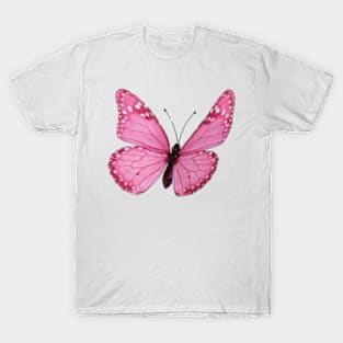 pink butterfly T-Shirt